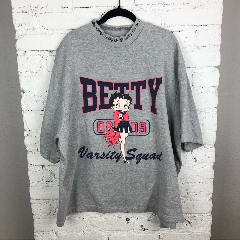 Vintage Betty Boop Cheerleader Sweatshirt